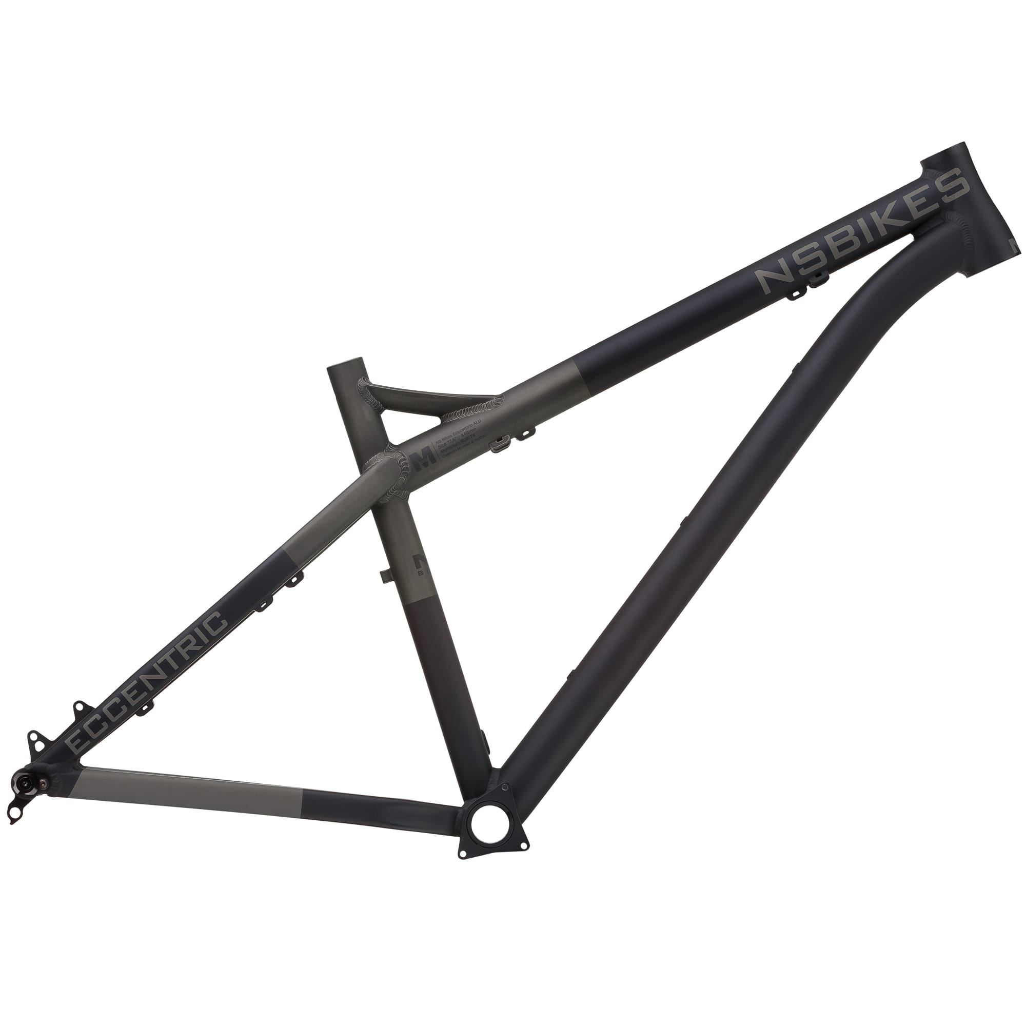 NS Bikes Eccentric Alu Rahmen 27,5 Zoll Flat Black