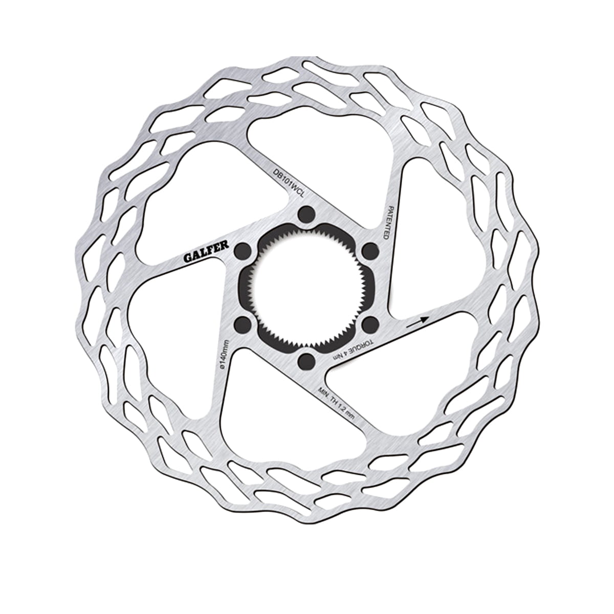 Galfer Wave Fixed Road Centerlock Bremsscheibe online kaufen | BMO Bike-Mailorder