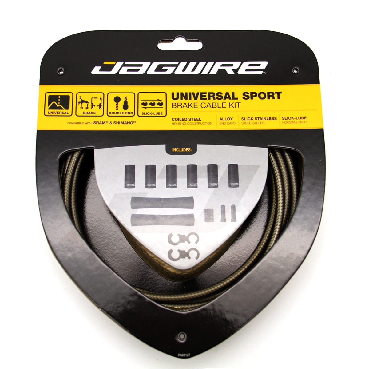 Jagwire Universal Sport Câble de frein Kit Noir