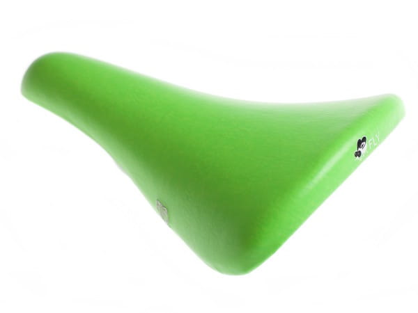 green bike saddle