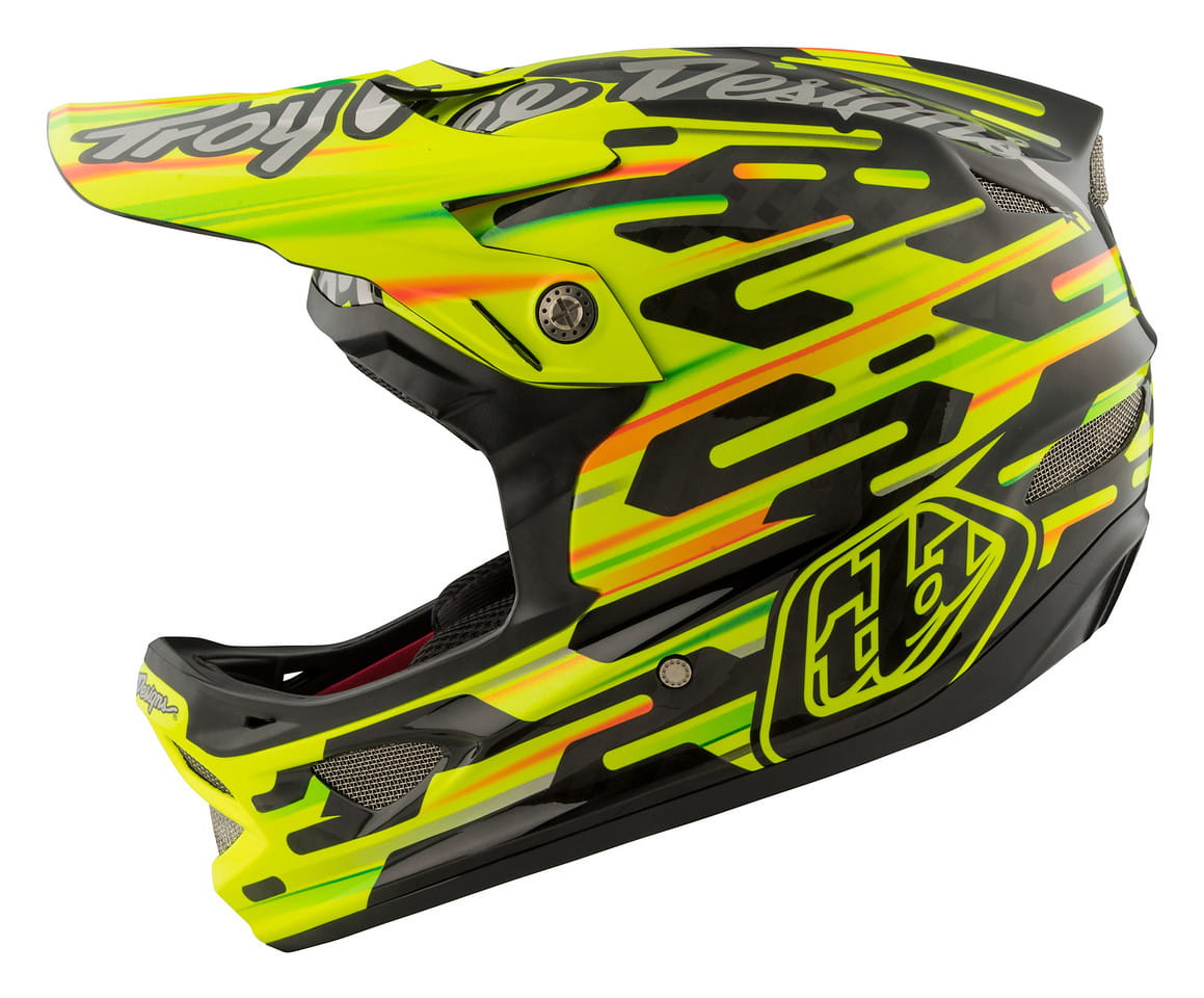 Troy Lee Designs D3 Helmet Top Inner Liner Pad Yellow