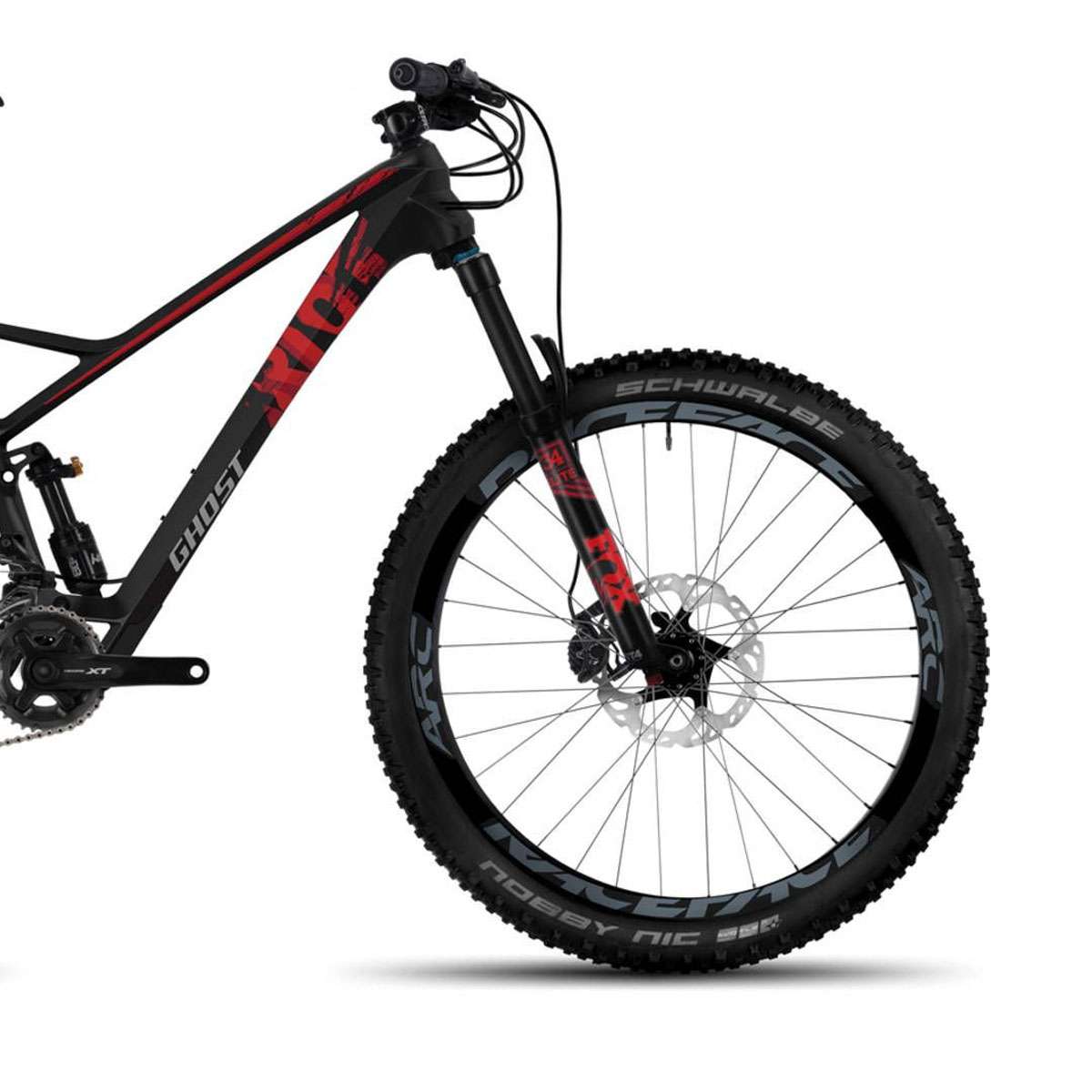 Ghost Riot 8 LC MTB Fullsuspension 27,5" schwarz rot